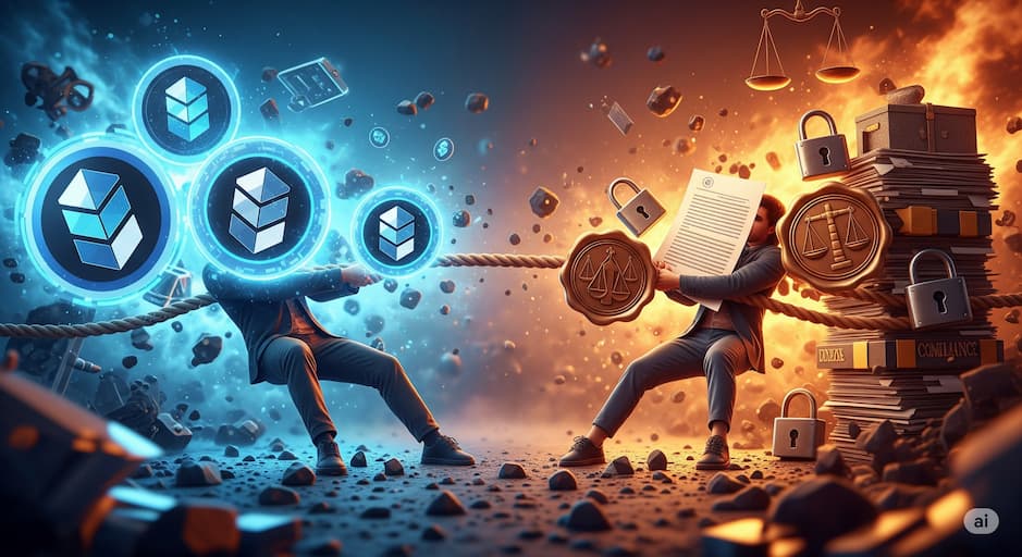 KYC and AML in Blockchain The Tension